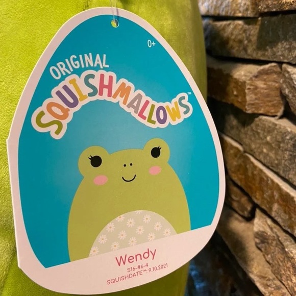 Squishmallows Toys Nwt 6 Wendy The Frog Flower Belly Squishmallow